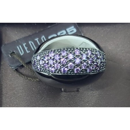 PESAVENTO / ANILLO BOWL BRILLANTE LILA