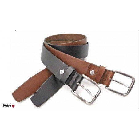 DALVI Cinturó d'home pell vaqueta