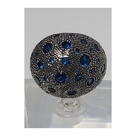 ARDURA / Anillo Plata Circonitas azules