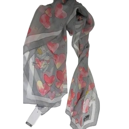 MOSCHINO Foulard 100% Seda
