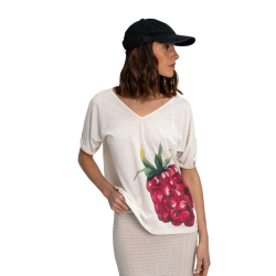 PISONERO Camiseta dibujo berry