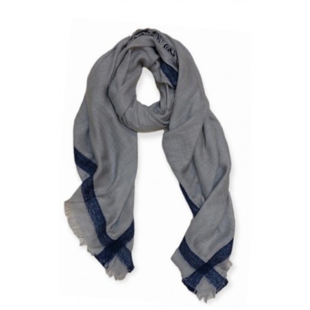 MARCO PASCALI Foular liso banda color