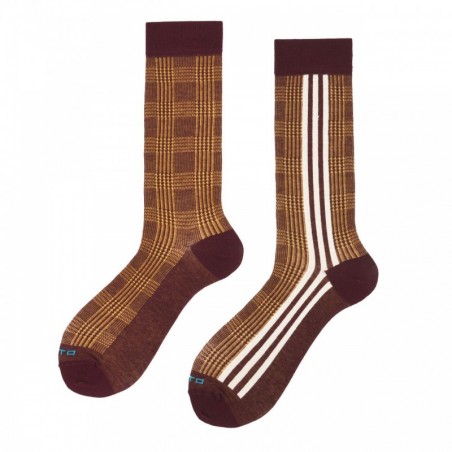 ALTO MILANO Calcetín príncipe de Gales