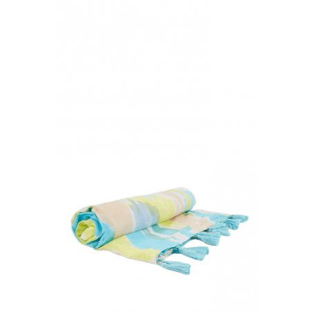 ABBACINO Kikoy algodón estamp. acuarela