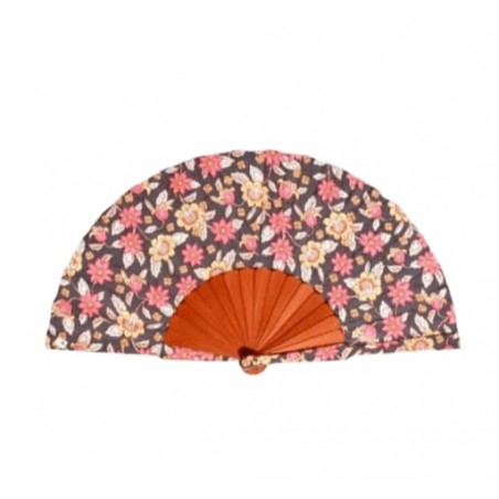 AIRE DISTINTO abanico batik flores