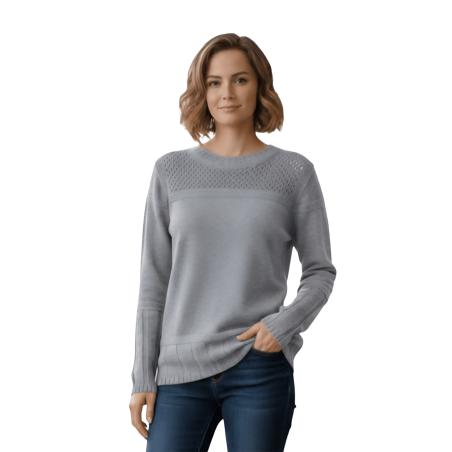 OBOLO Jersey punto aapertura cintura