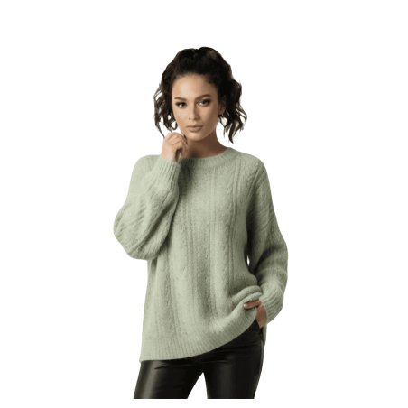 OBOLO Jersey cuello redondo pelo fino