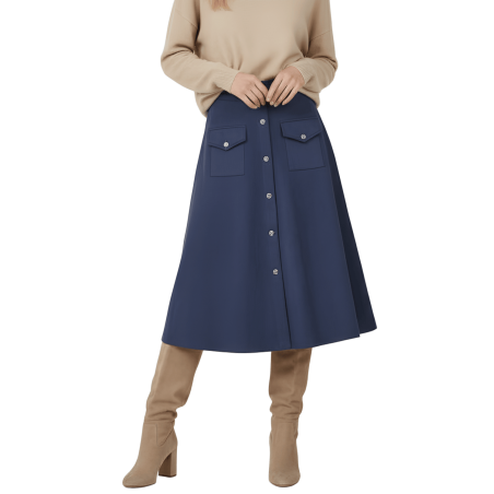 LOLITAS&L Falda acampanada piel melocotón