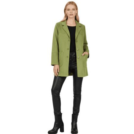 LOLITAS&L Chaqueta piel melocotón