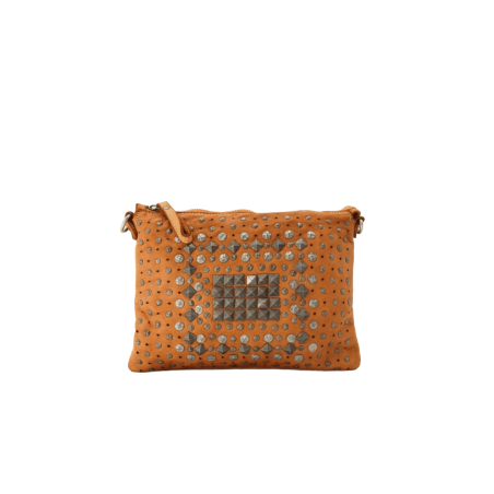 LUXURY Bolso de piel  tachas metálicas