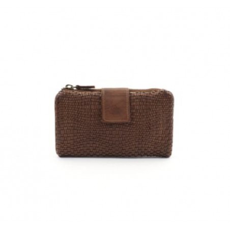 LUXURY Billetero grande piel trenzada