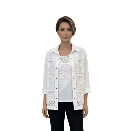 DONA Chaqueta troquelada 