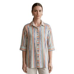 DONA Camisa multirayas de...