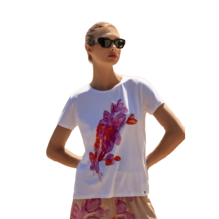 SCUSI Camiseta estampado floral