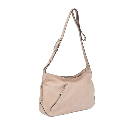 ABBACINO Bandolera en piel y serraje