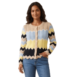 OBOLO Chaqueta zig zag - UNICA