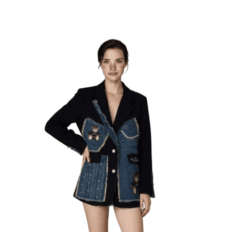 TATU Americana combinado jean ositos