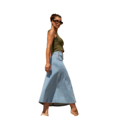 SCUSI Falda larga tejana -...