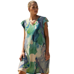 SCUSI Vestido estampado...