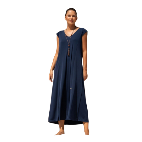 SCUSI Vestido largo liso