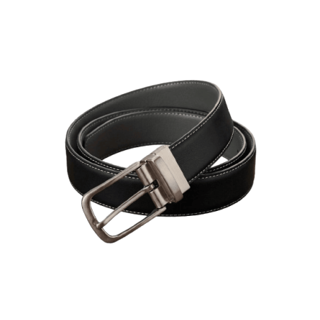DALVI Cinturón de hombre box calf cosido claro reversible 35mm