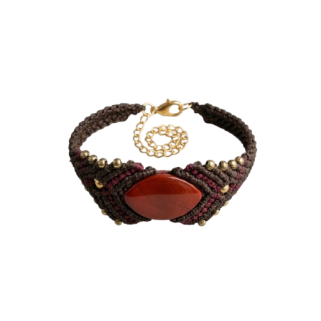 LUXURY Pulsera piedra y trenzado