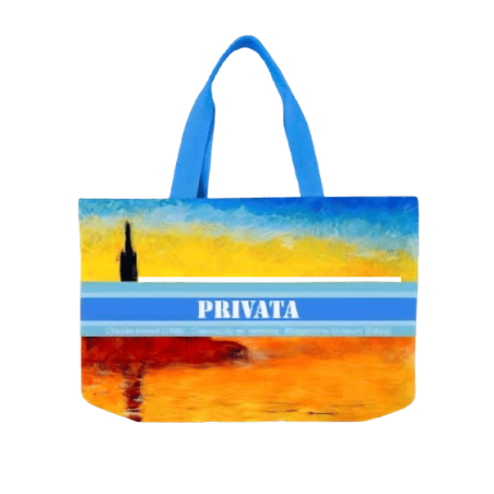PRIVATA Bolsa de playa Claude Monet