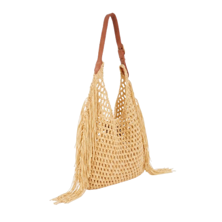 ABBACINO Bolso de hombro de macramé