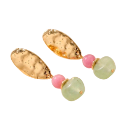 EMOLO Pendientes piedra...