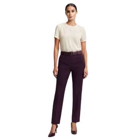 SCUSI Pantalón de taje con citurón