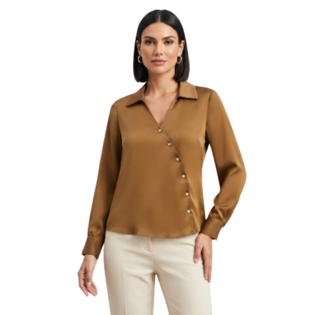 SCUSI Blusa satinada