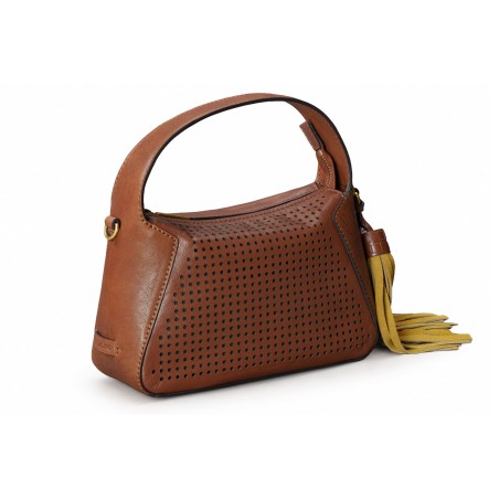 ABBACINO Bolso de mano en piel troquelada