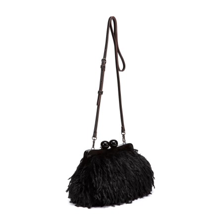 ABBACINO Bolso de fiesta de plumas