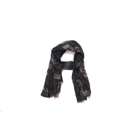 ABBACINO Pañuelo de lana con estampado geométrico
